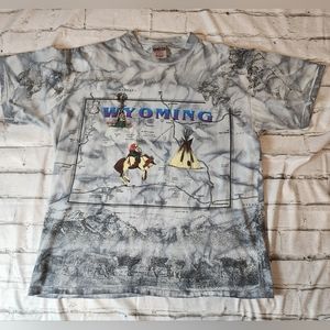 Vintage Men's western wyoming Vintage T shirt